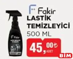 FAKİR LASTİK TEMİZLEYİCİ 500 ML